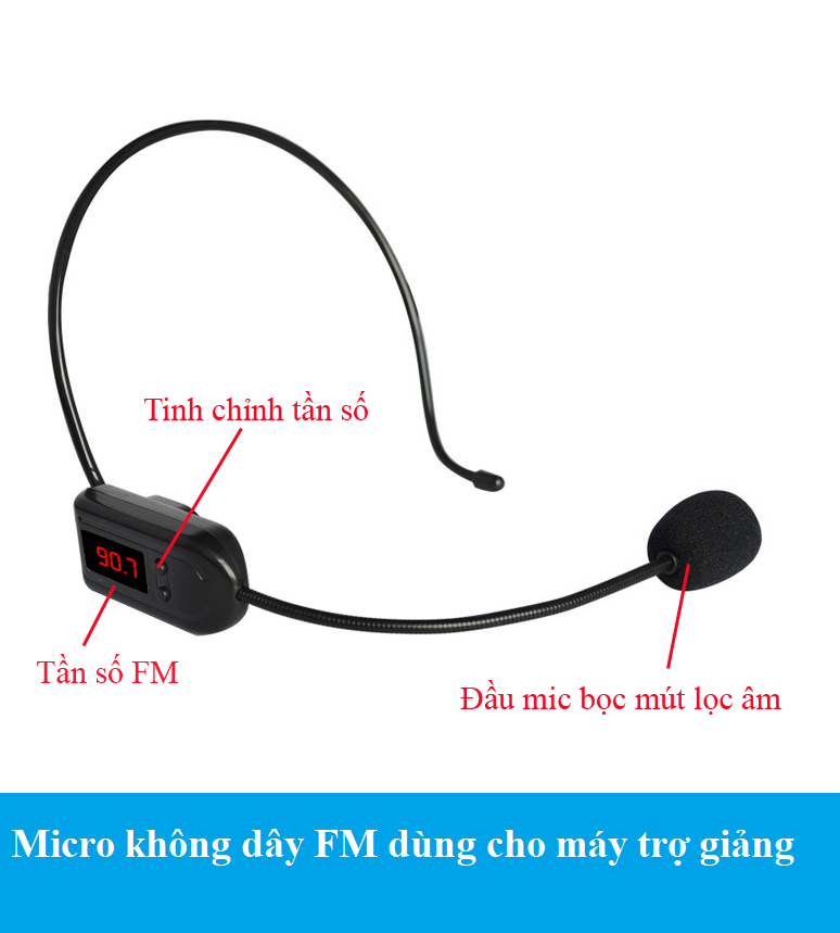Micro không dây FM dùng cho máy trợ giảng
