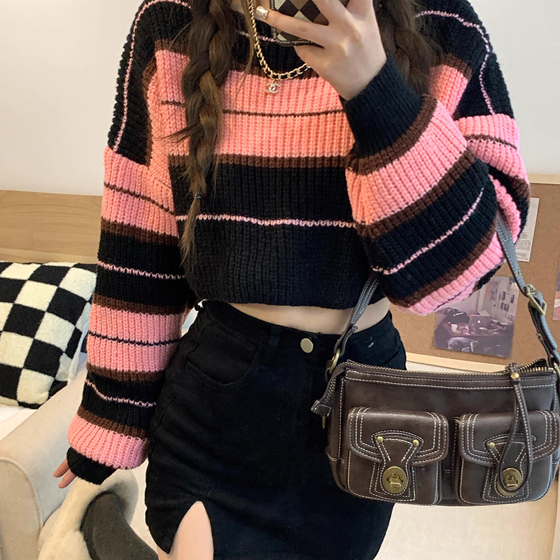 Women%20Striped%20Jumper%20Vintage%20Female%20Autumn%20Long%20Sleeve%20Casual%20Cropped%20Sweater%20-%20Image%205