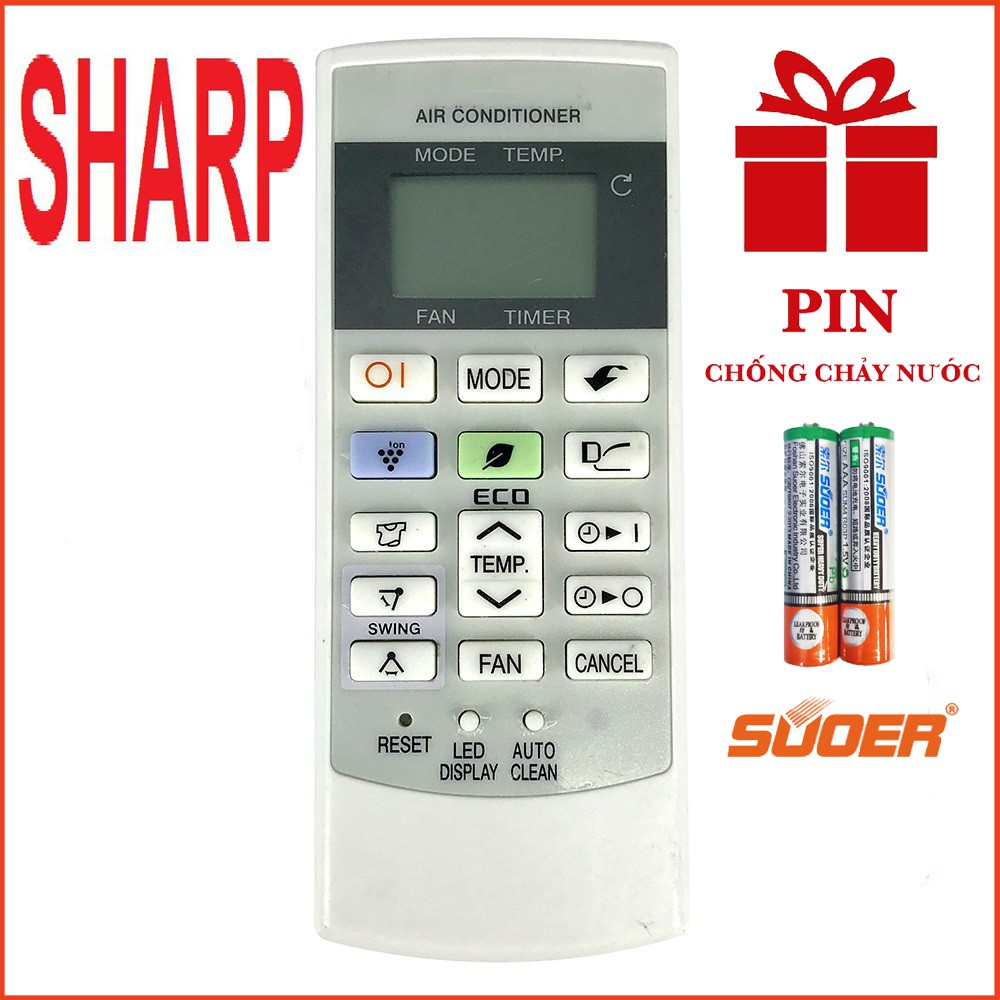 Remote máy lạnh sharp crmc-a876kbez - điều khiển điều hòa sharp crmc-a876kbez