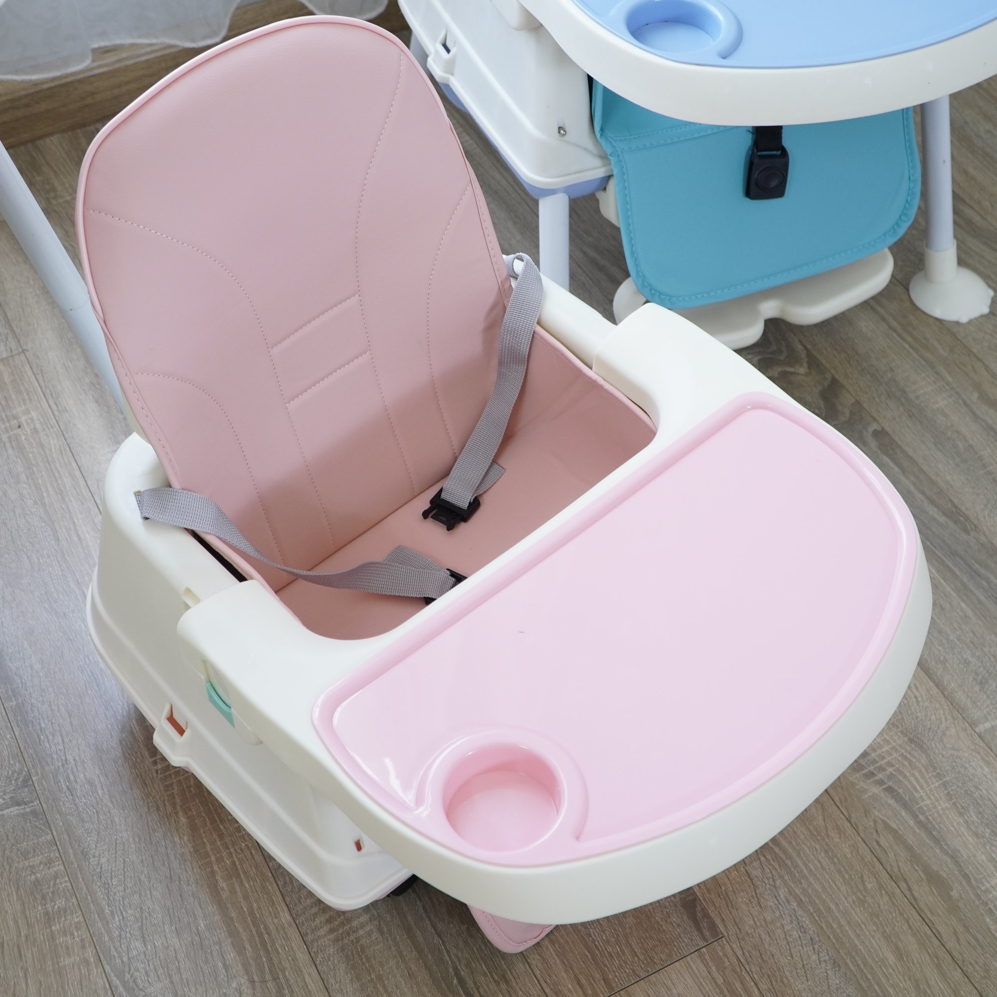 GHẾ ĂN DẶM 9BABY - HANBEI (PHIÊN BẢN MỚI - BẢO HÀNH 1 NĂM - ĐẦY ĐỦ PHỤ KIỆN)
