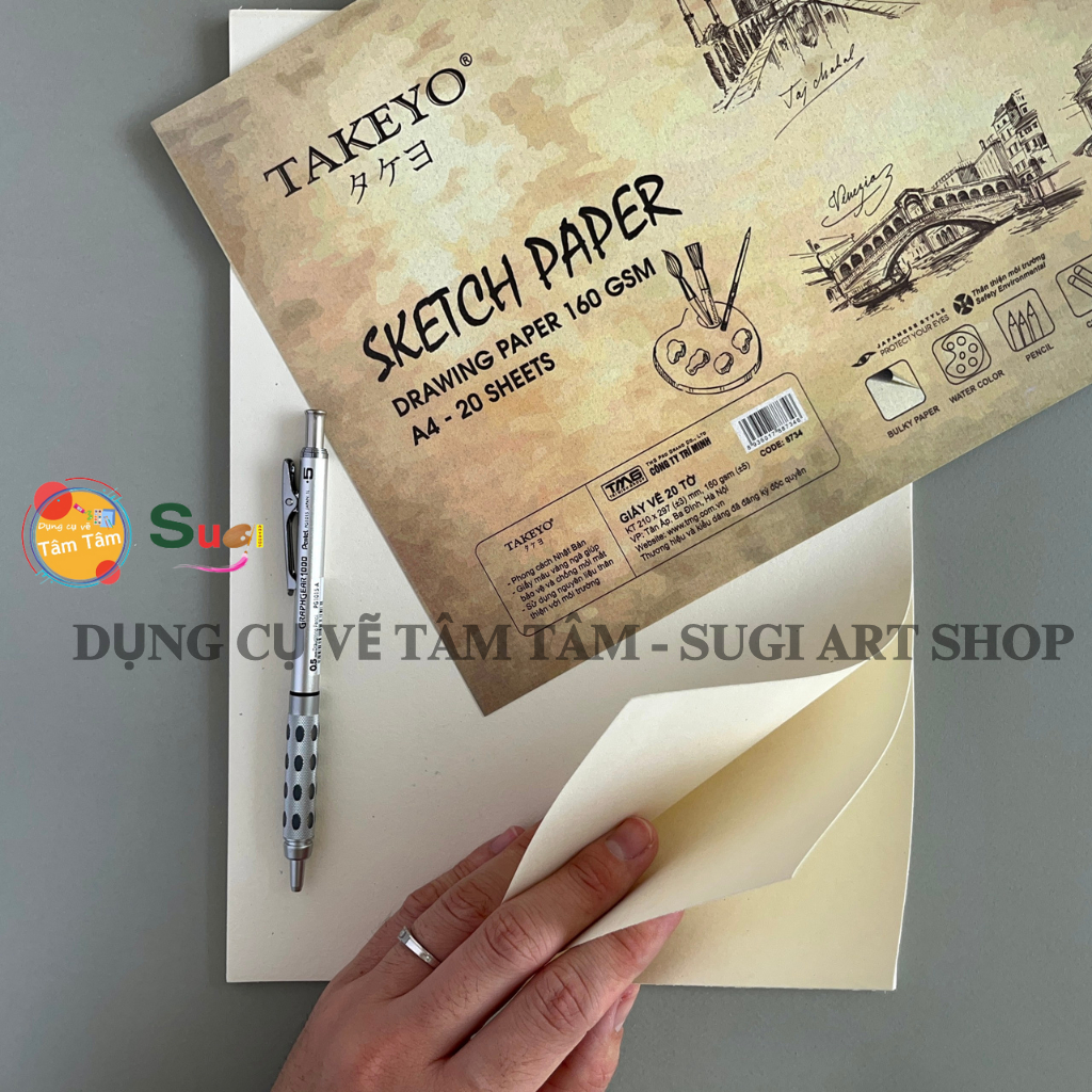Giấy vẽ cơ bản SKETCH PAPER TAKEYO
