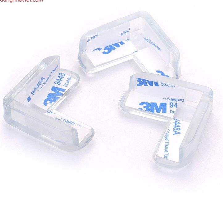Set 4 bịt cạnh bàn silicon bảo vệ an toàn cho bé