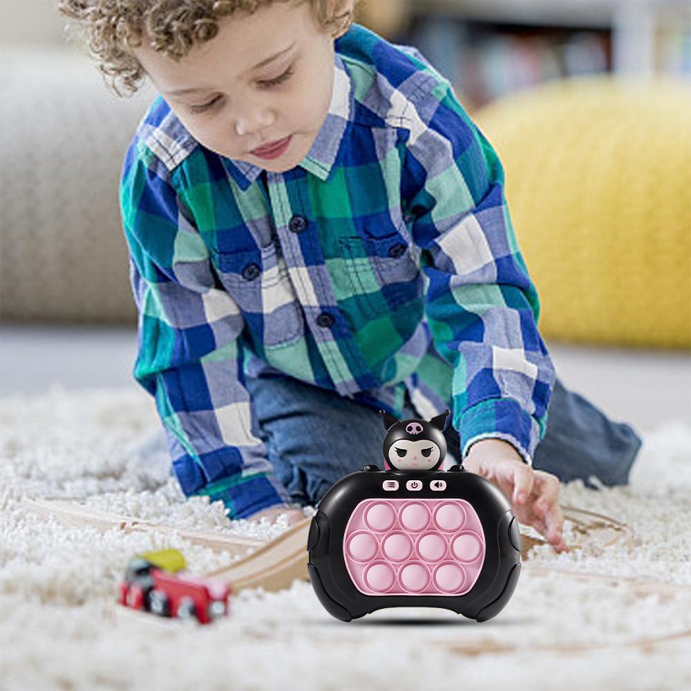 Quick Push Game Pop It Electronic Game Console Reaction Training Educational Toys Kids Whack-A-Mole Machine