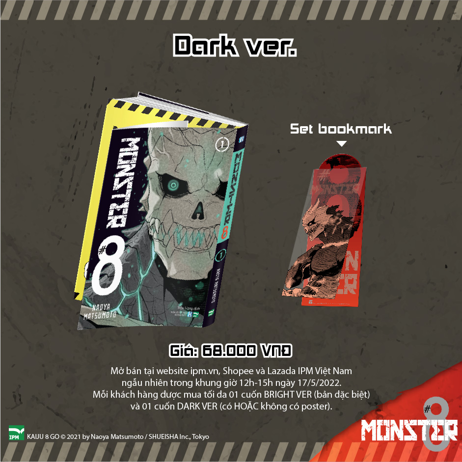 Monster #8 - Tập 1 - Dark Ver - Đặc Biệt Có Poster
