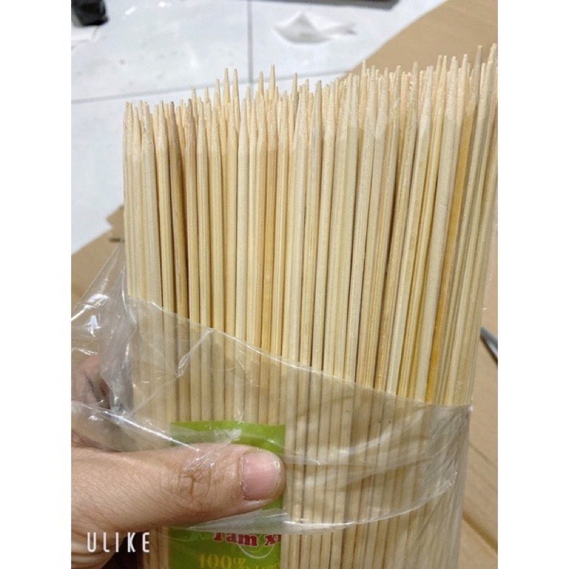 1 Kg tăm tre, que tăm tre, que tre xiên thịt làm mô hình đủ loại
