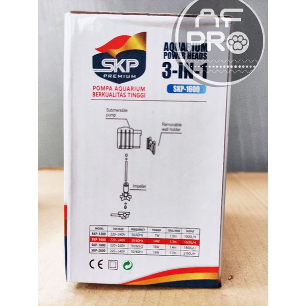 Pompa aquarium SKP PREMIUM 1600 Submersible pump