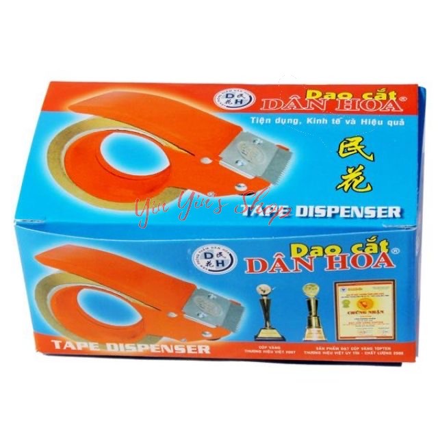 Dụng Cụ Cắt Băng Keo 5Cm Dân Hoa Tay Cầm Sắt