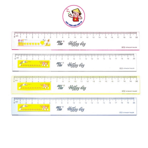 [Siêu Sale] Thước thẳng Thiên Long SR-02 dài 20cm