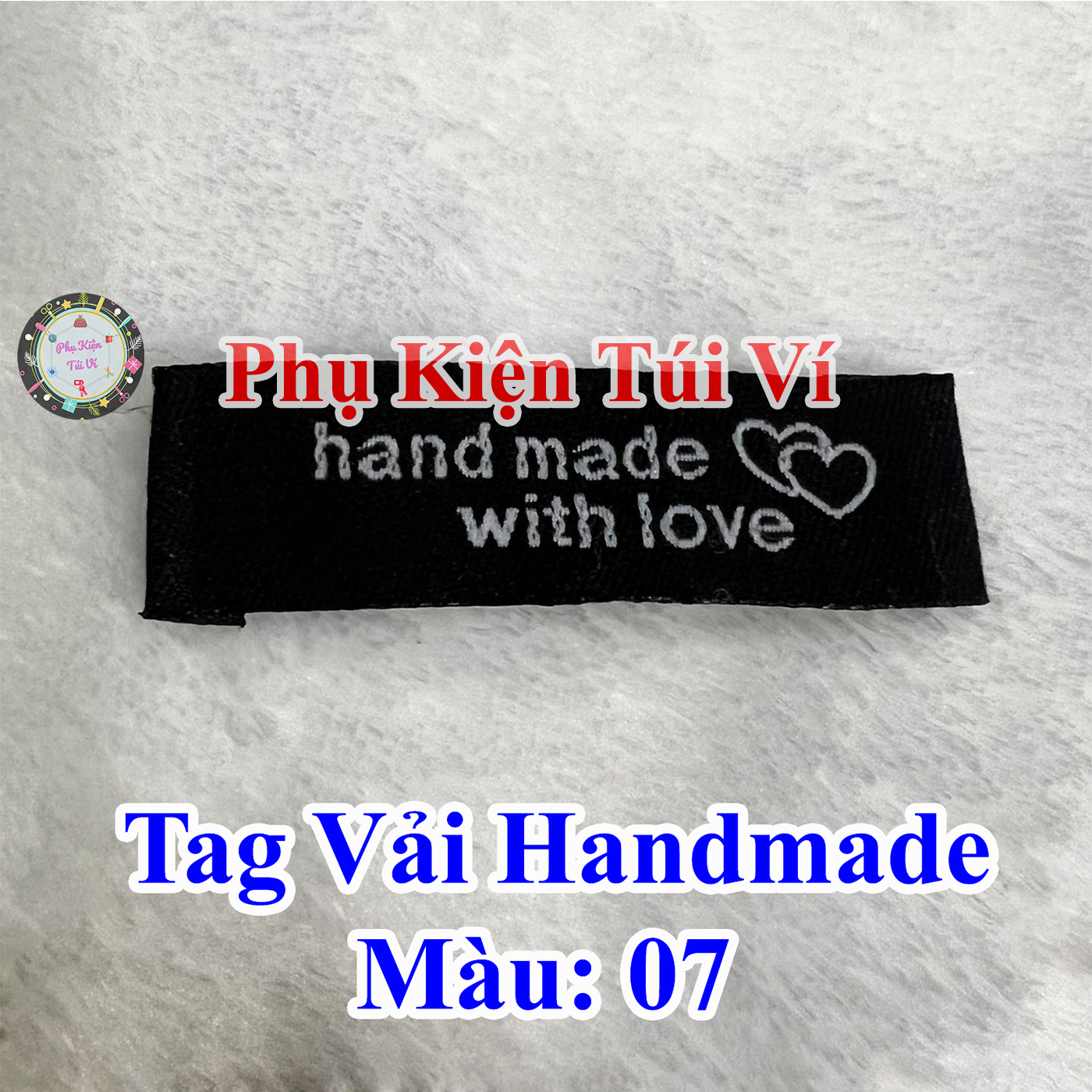 Tag vải handmade 4k/ cái
