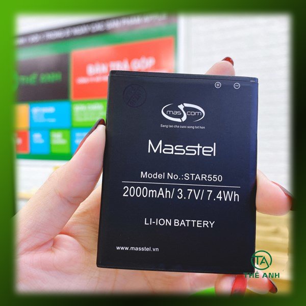 [ ẢNH THẬT ] Pin Masstel Star550 như hình