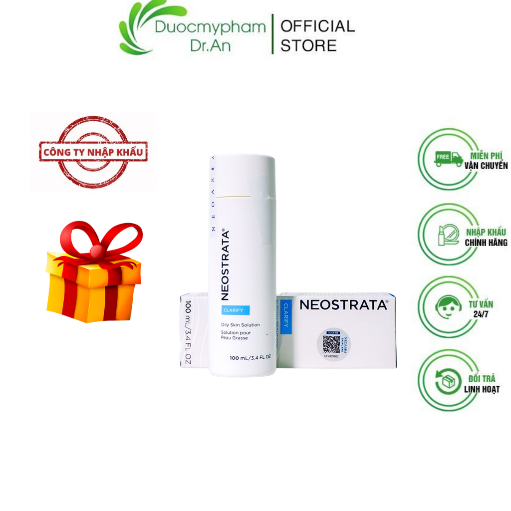 Imports-essence exfoliator anti-aging for oily acne NeoStrata oily skin solution lotion AHA 8% 100ml-duocmyphamdran