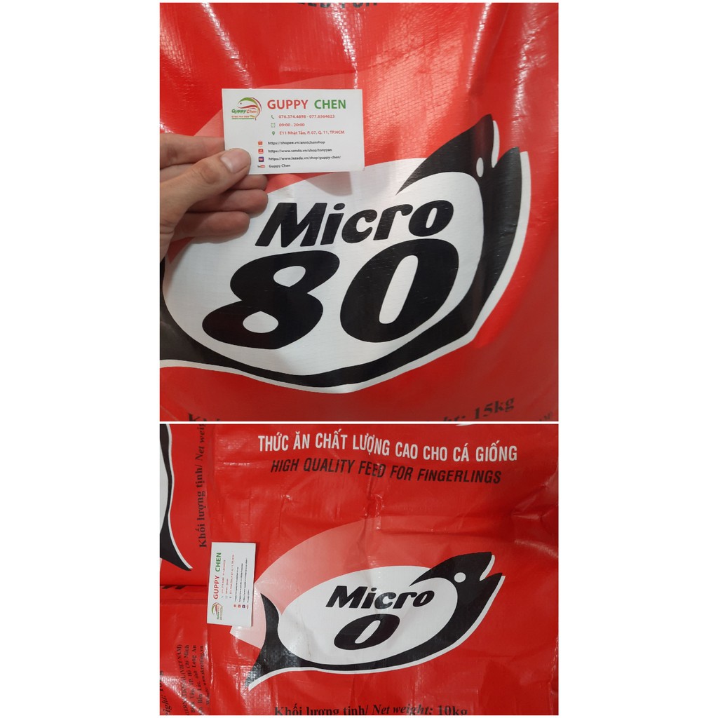 Cám tomboy hạt nổi micro 0- micro 80 - thức ăn cho cá cảnh