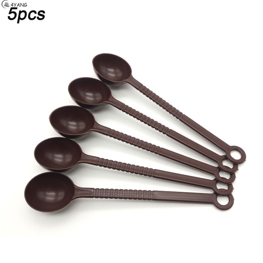 5PCS Measuring Spoon Coffee Powder Spice 10g Measure Scoop Plastic 210mm Long Kitchen Cooking Baking Tools