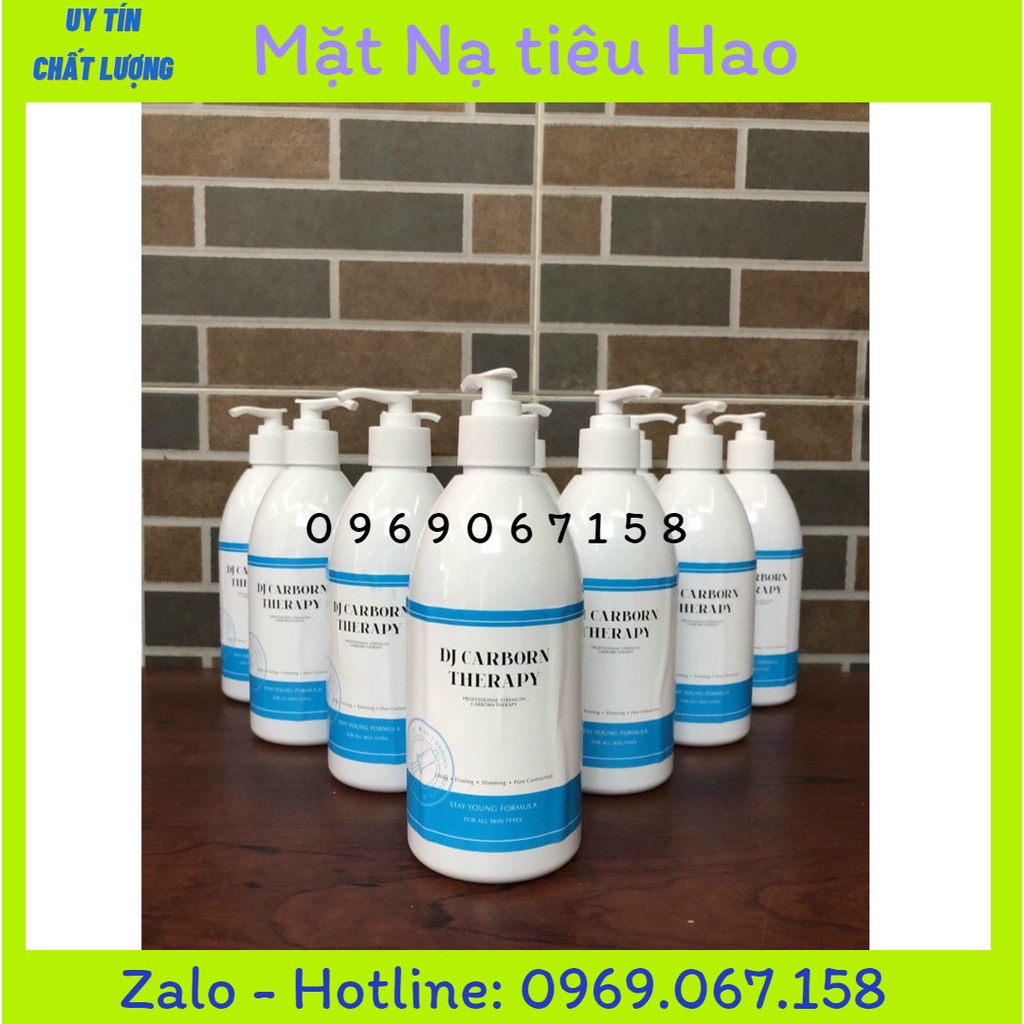 Chai mặt nạ + 35 mask co2 dj carbon therapy 500ml mask thải độc da