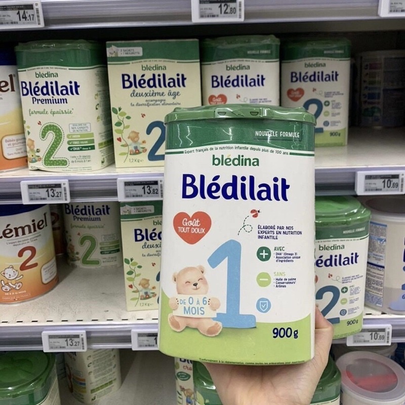 Sữa bột Bledilait số 1-2-3-4 hộp 900gr