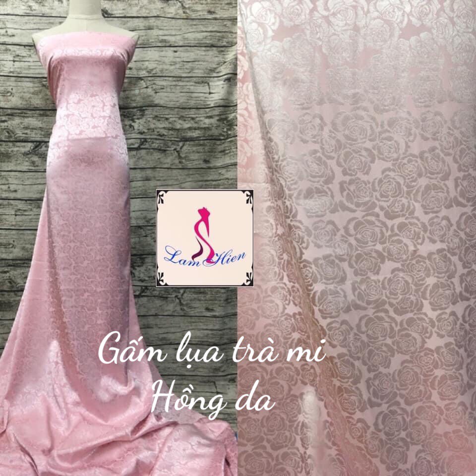 Vải gấm may áo dài, may áo bà ba cực đẹp