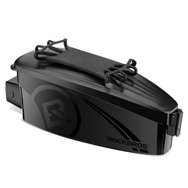 ROCKBROS PC Hard Shell Upper Tube Bag Rainproof Bike Bag For 4-6.5' Front Phone Bag Cycling Phone Holder Motorcycle Bike Accessories
