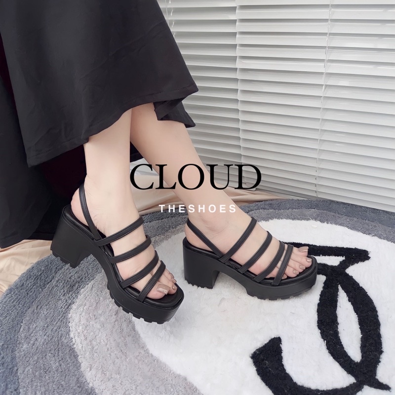 Giày sandal đế bánh mì bốn dây