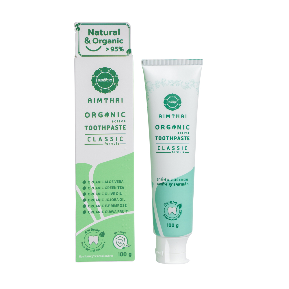 Aimthai organic toothpaste-herbal toothpaste from Thailand
