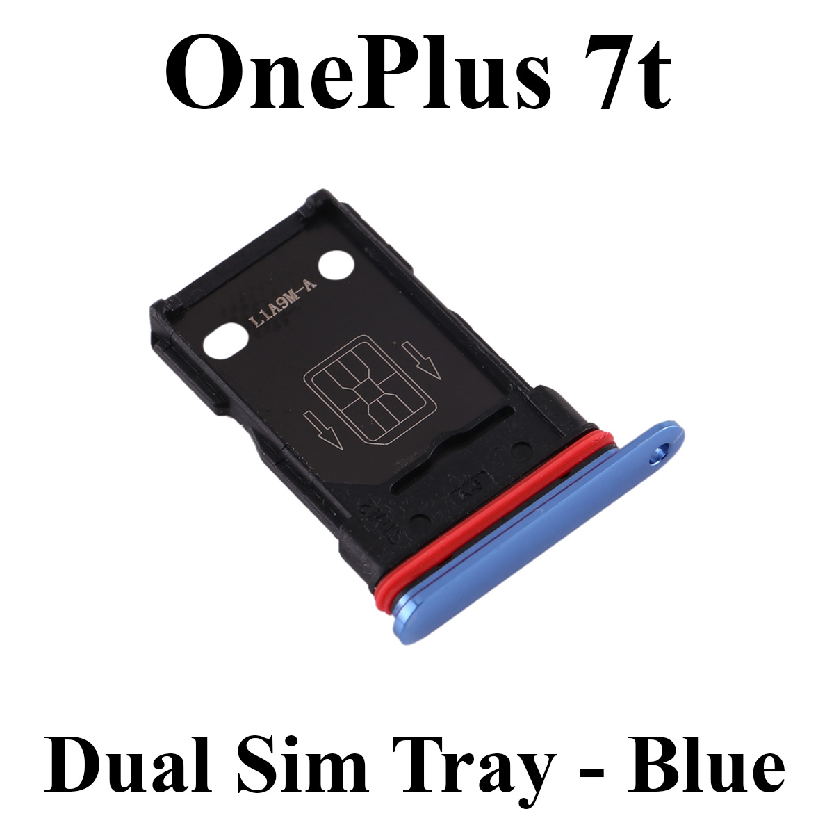 OnePlus 7T SIM Tray Sim Jacket Sim Slot Sim Door For OnePlus 7T - Blue
