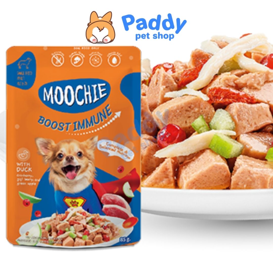 Pate MooChie Gà Sốt Cho Chó Mọi Lứa Tuổi 85g (Thái Lan)