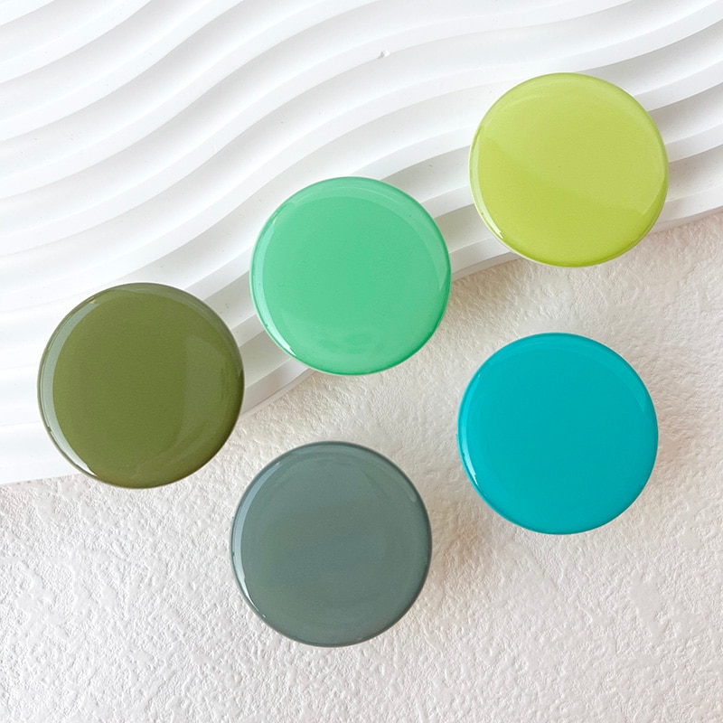 Ins Korean Style Macaron Popped Socket Phone Talk Grip Stretchable Folding Simple Phone Holder