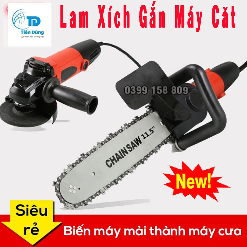 Lưỡi cưa xích 11.5" trục M10 - lưỡi cưa xích gắn máy mài - biến máy mài thành máy cưa - Lưỡi cưa xích cầm tay - lưỡi cắt cây - lưỡi cắt gỗ - máy cưa cây - máy cưa gỗ - lưỡi cưa xích siêu bền