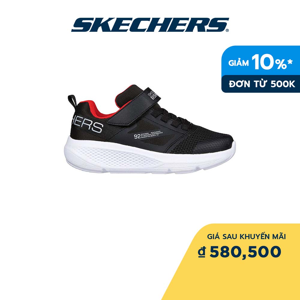 Skechers bé trai giày thể thao thường ngày gorun elevate air-cooled goga mat - 403982l-bkrd