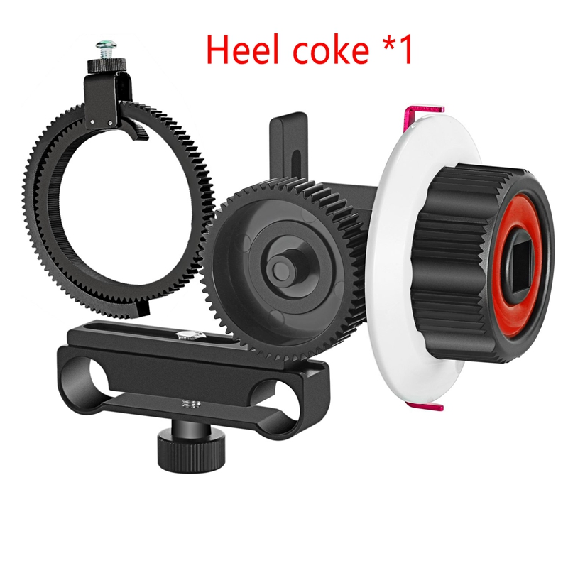 VD-F0 Camera Follow Focus 15MM Follow Focus with Gear Ring Belt for Canon Nikon Sony and Other DSLR Camera