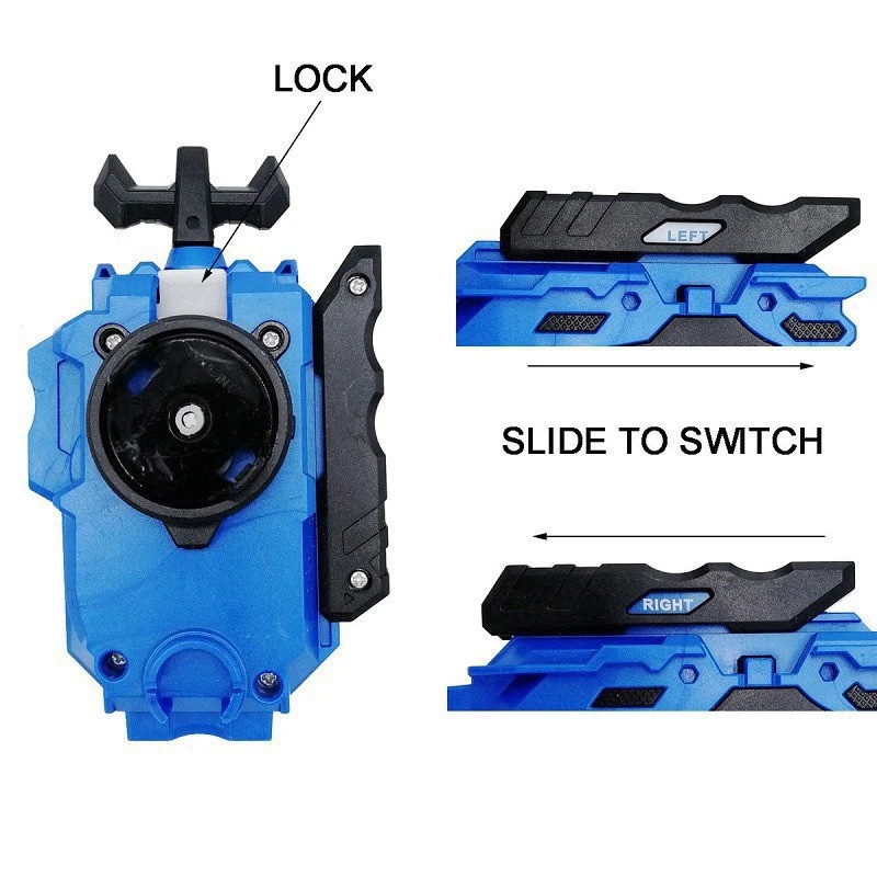 BeybladeX Burst Gyro Peripheral accessories Two-way Cable Pull Launcher ...