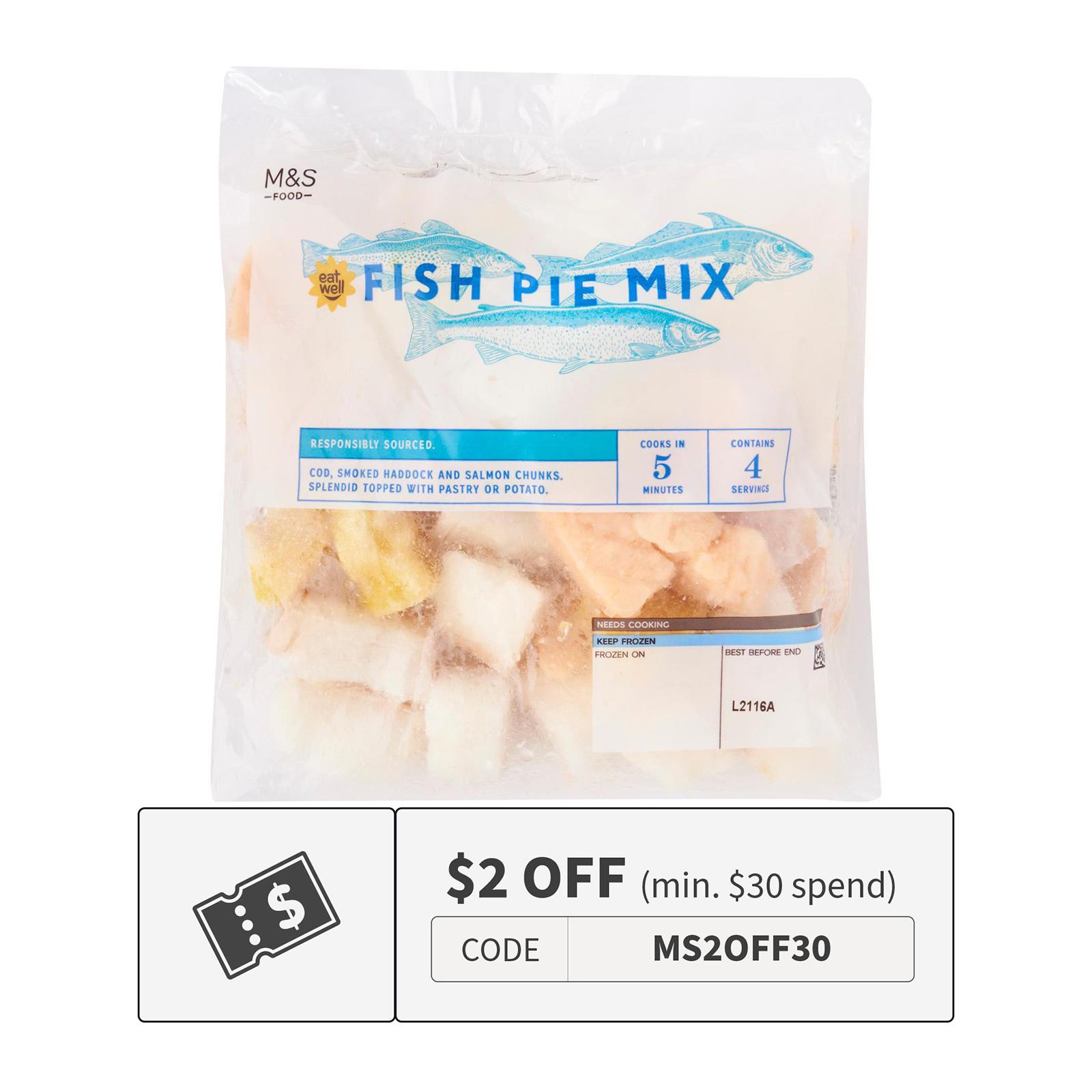 Fish Pie Mix Frozen by Marks & Spencer Lazada Singapore