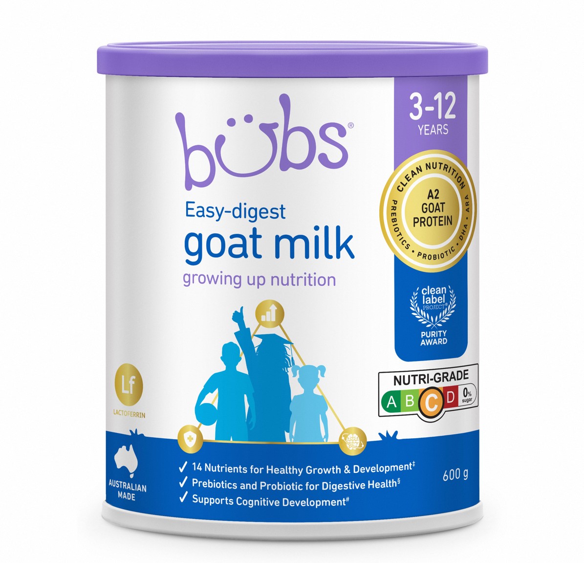 bubs Easy-digest goat milk 4缶セット