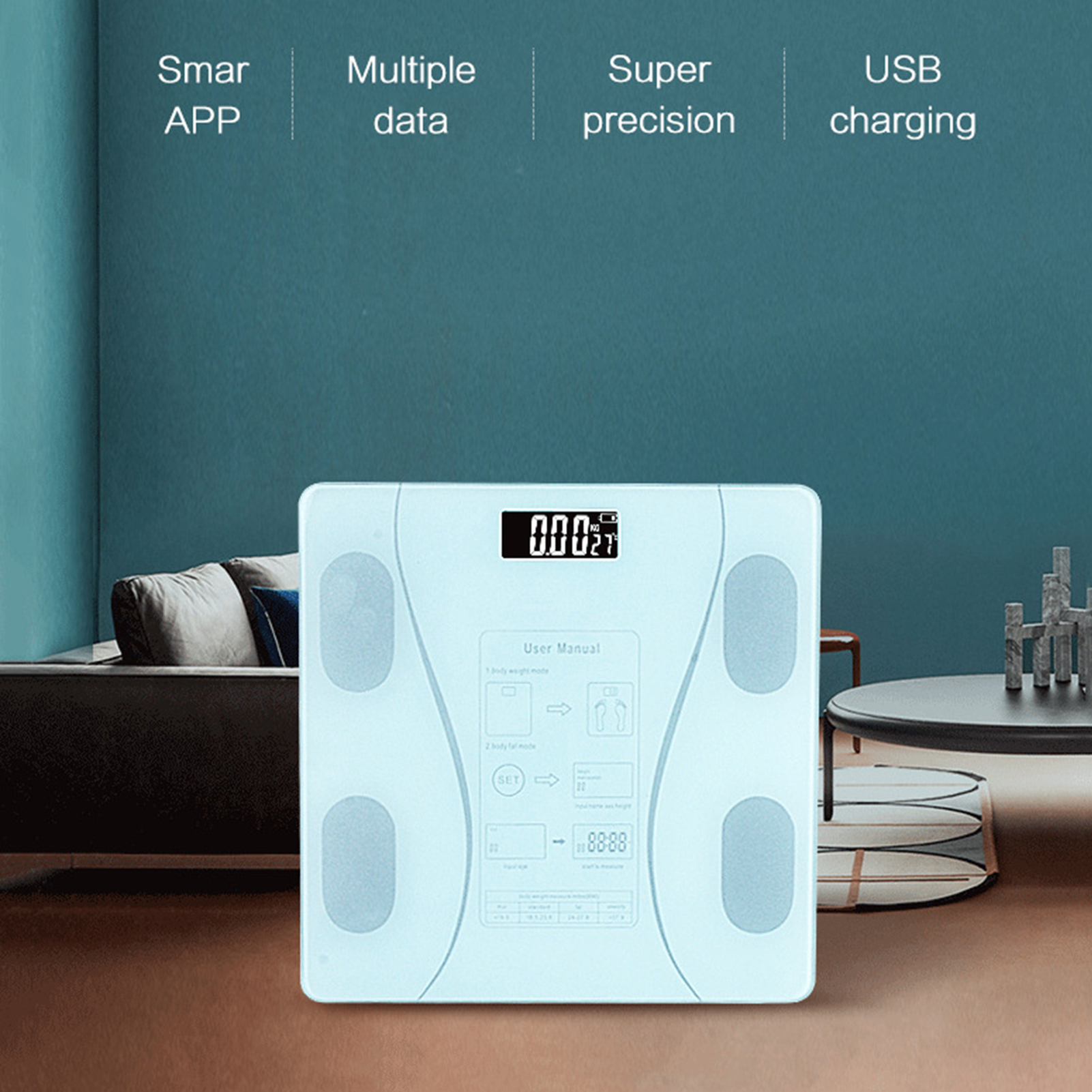 BMI Cân Phân Tích Thành Phần Cơ Thể Chống Vỡ Kính Dày