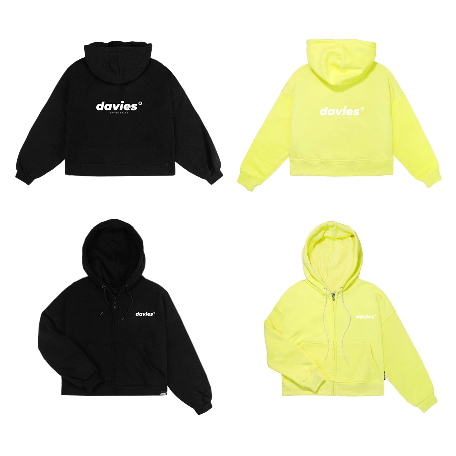 Áo hoodie Davies nam nữ DSS Zip Hoodie Basic - BLACK