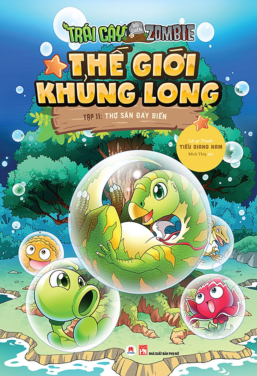 Sách - trái cây đại chiến zombie - thế giới khủng long tập 11: thợ săn đáy biển - newshop
