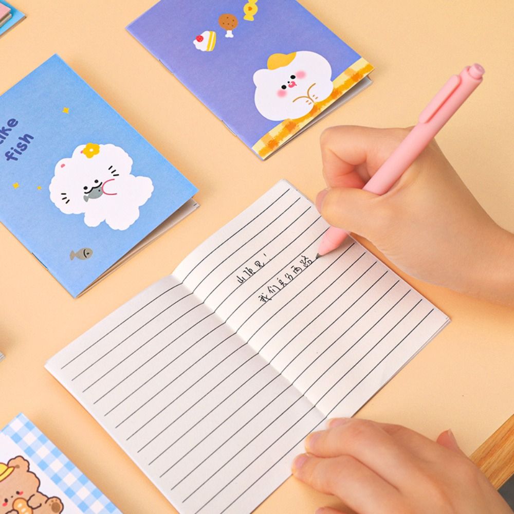 Mmluck 4 cái từ túi Mini notepad ghi chú Nhật Ký Dễ Thương bỏ túi Sổ ghi chú dễ thương ghi nhớ máy tính xách tay mini cầm tay Quà Tặng Giải Thưởng