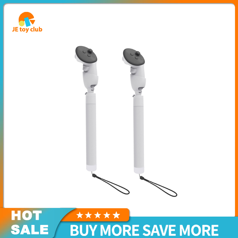 VR Gaming Handle Accessories VR Dual Handles Extension Grips Compatible For Oculus/Meta Quest 3 Controllers