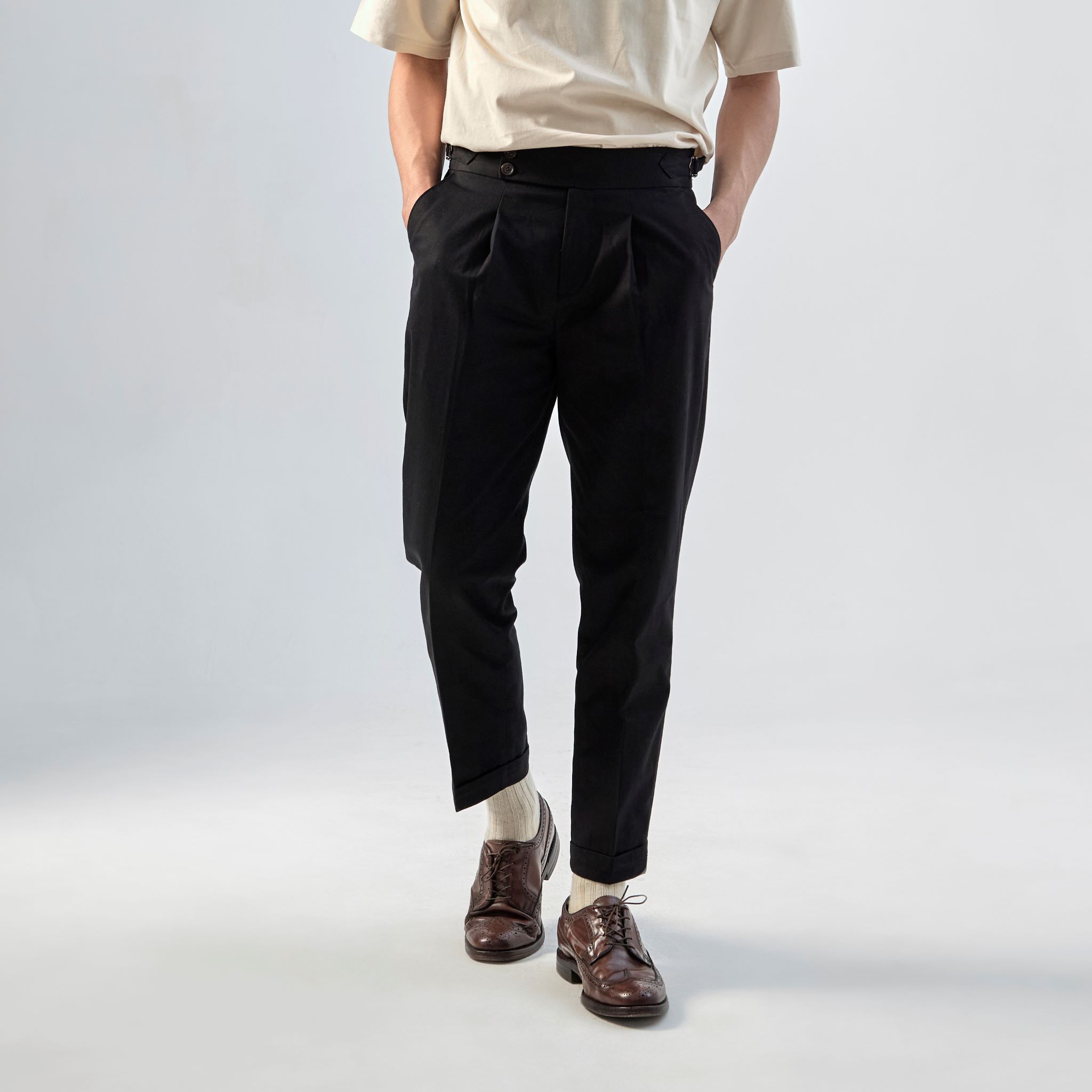 Quần Âu - Side Tab Trouser - OLDERISTER - Tiệm Cũ Kĩ