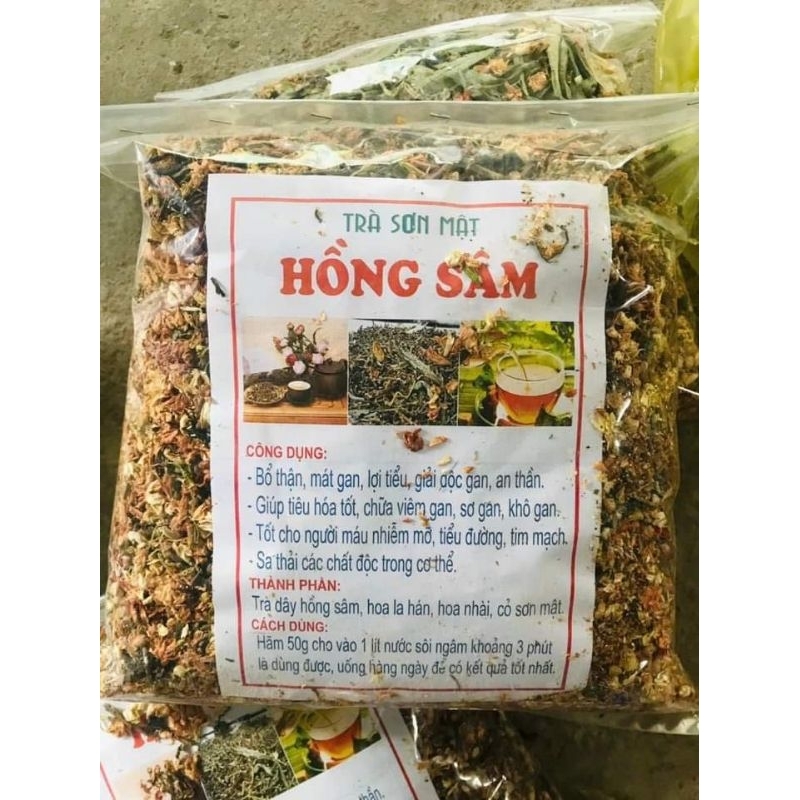 1kg trà sơn mật hồng sâm