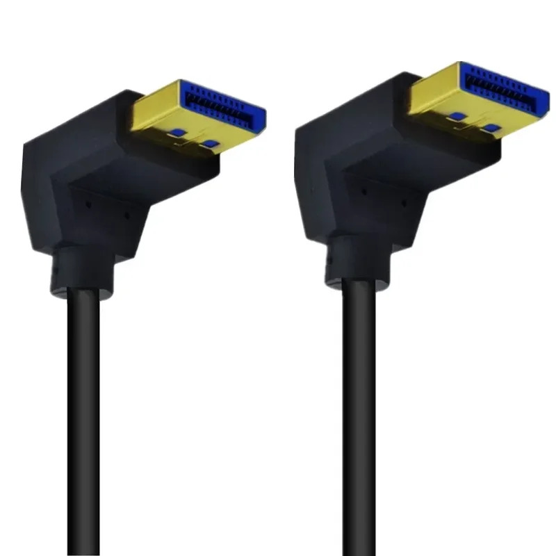 Right Angle Displayport 1.4 90 Degree DP Extension Cable 8K