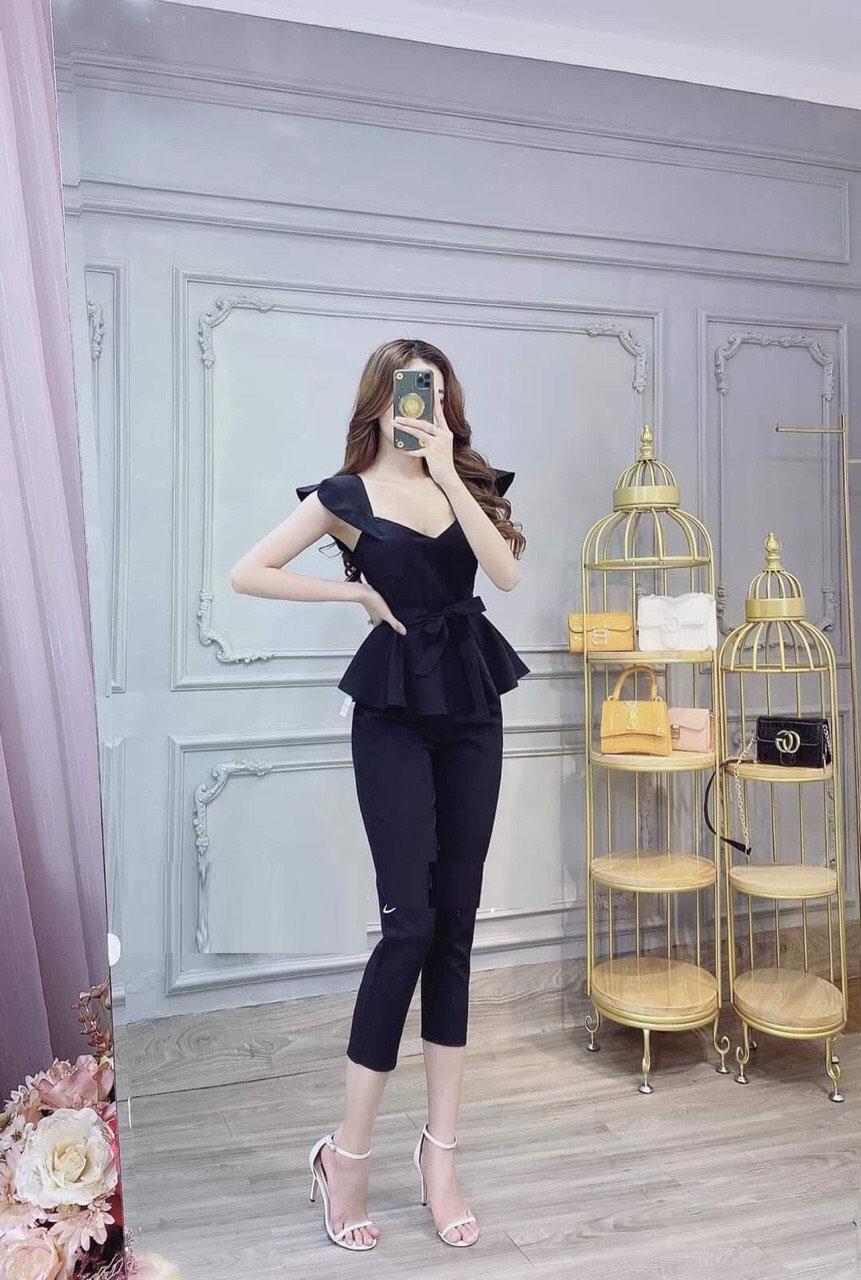 [HCM]Set bộ nữ quần lửng mặc nhà dễ thương