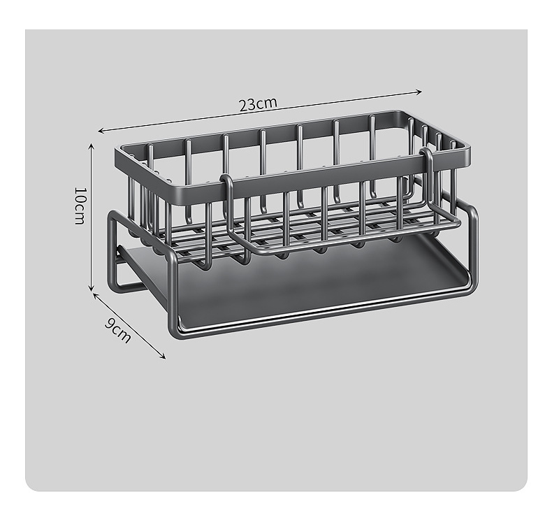 XMDS Cần gạt nước giá giá đỡ bếp Bồn Rửa cho gia đình lưới ráo nước bảng bọt biển đa năng chất tẩy rửa lưu trữ tạo tác Kệ dụng cụ trong phòng tắm Tiết kiệm không gian