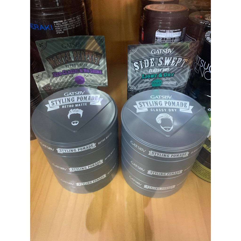 Sáp vuốt tóc nam Gatsby Styling Pomade Wax 75g