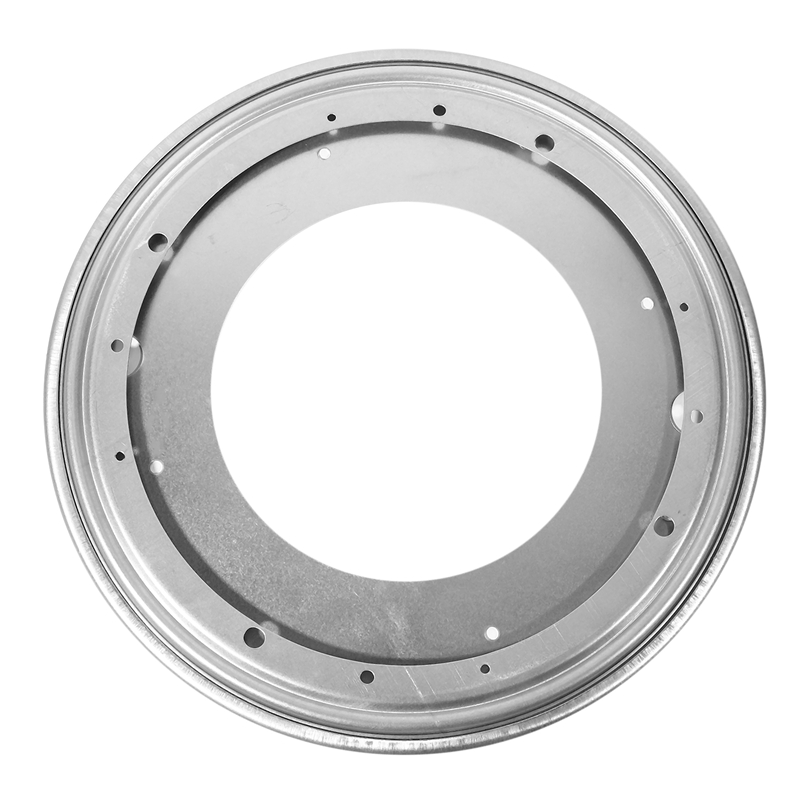 12 Inch Round Shape Galvanized Turntable Rotating Swivel Plate Kitchen & Display Table Hardware