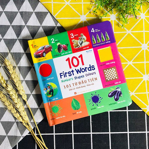 Sách: 101 first words - numbers, shapes, colours /101 từ đầu tiên - chữ số, hình dạng, màu sắc
