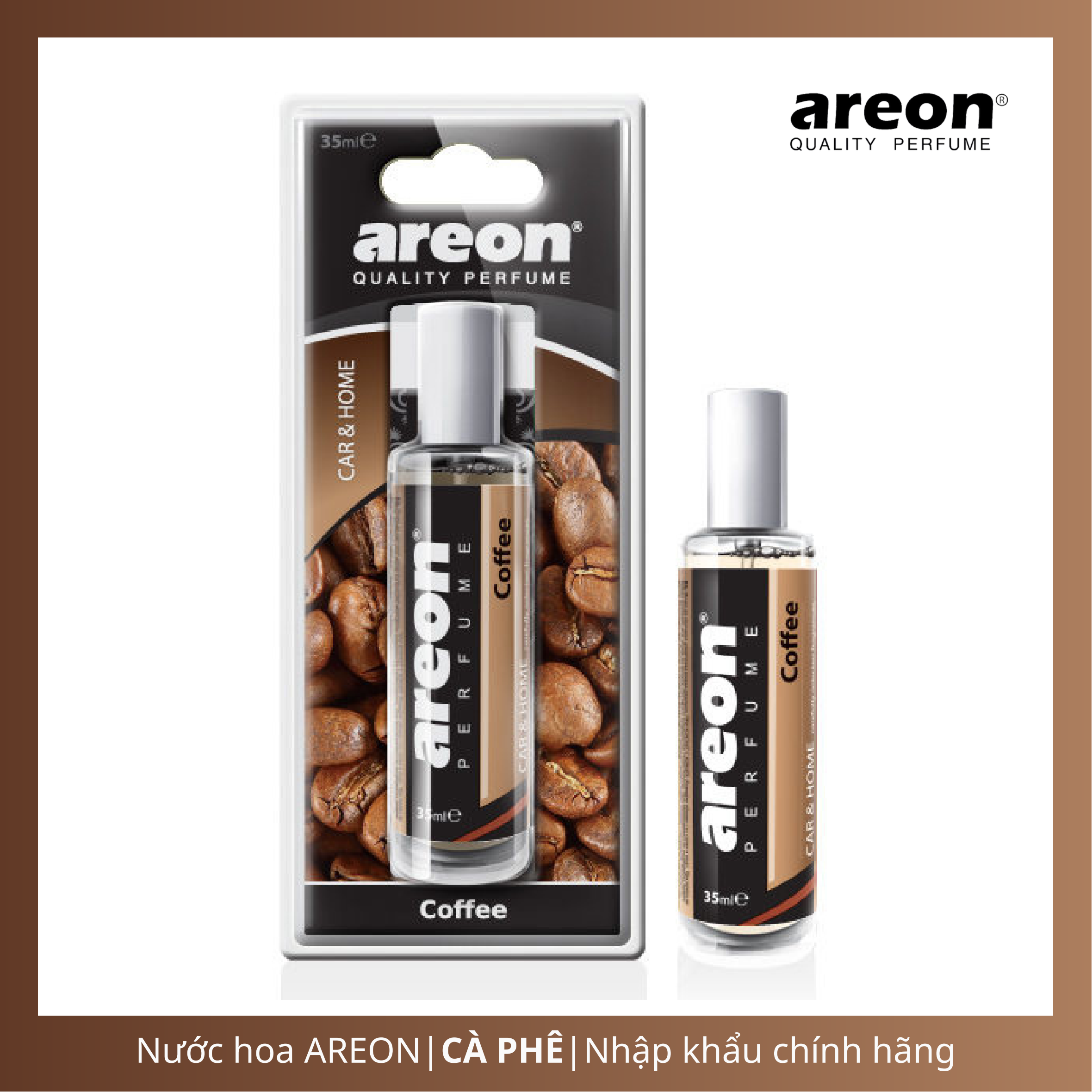 Automobile perfume areon shape spray bottle imported genuine