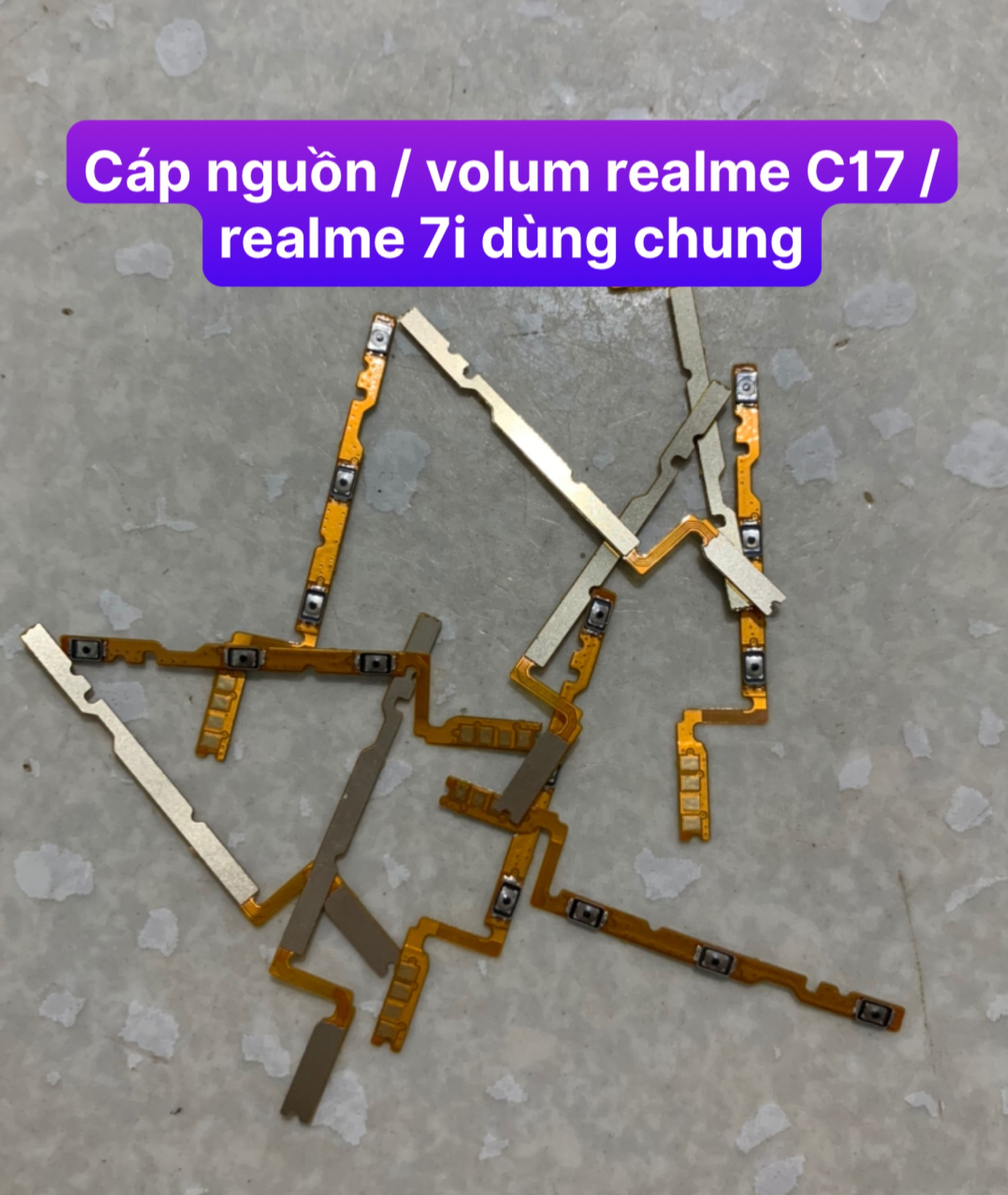 cáp nguồn Realme C17 / Realme 7i dùng chung