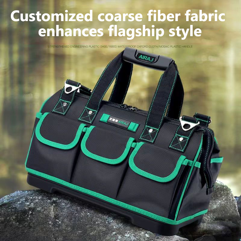 Electrician's tool tool is sturdy and durable, canvas thickened, hand-held multi-function repair special woodworking tool bag