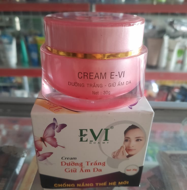 kem evi dưỡng trắng giữ ẩm da 30g