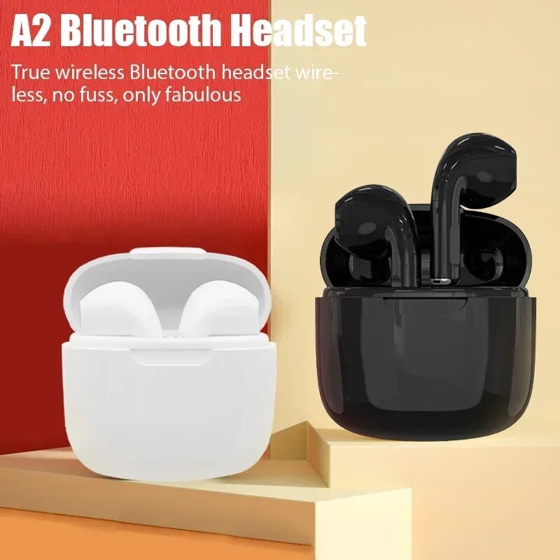 New Wireless Bluetooth Headset with Microphone Earbuds Touch Control Bluetooth Earphones Wireless Headphones